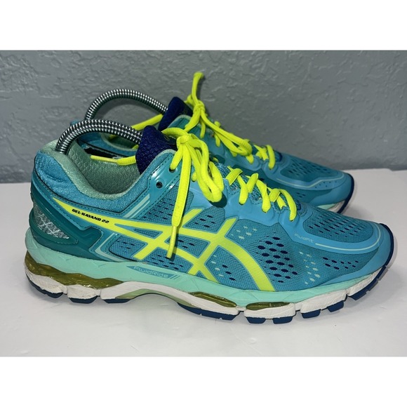 ASICS Gel Kayano 22 Running Shoes Women's Size 8.5 US Plus Ice Blue - Picture 3 of 9
